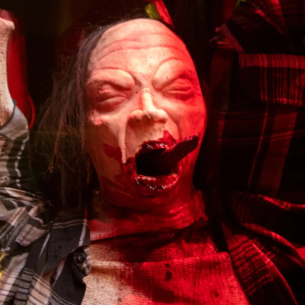 Meat Hook Victim Animatronic Halloween prop
