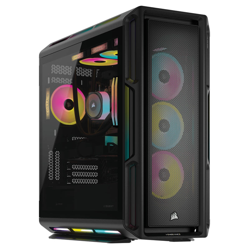 Corsair Vengeance i8300 gaming PC, black 5000T RGB case, Intel Core Ultra 9 285K, GeForce RTX 5090, 64GB DDR5, 6TB SSD